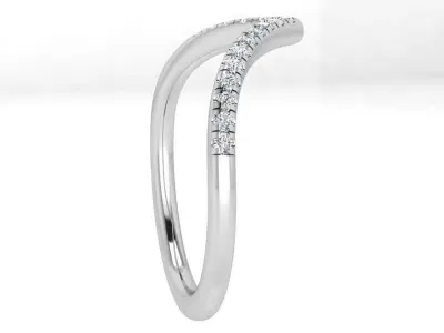 V Diamond Ring 4354 3D print model purchase