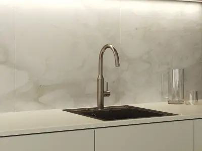 Minimalistic interior 3D model