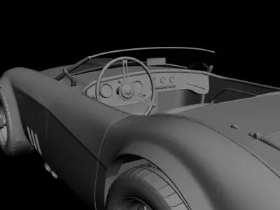 Austin Healey 1004 V8 custom 3D model
