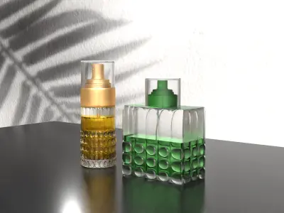 Luxury Perfume Bottle 3D model