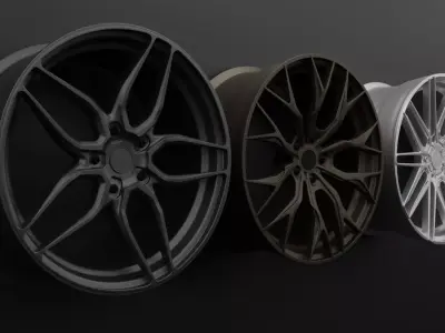 sport rim pack 3D model