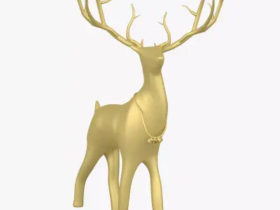 Reindeer gold 3D model