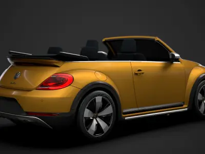 VW Beetle Dune Convertible 2020 3D model