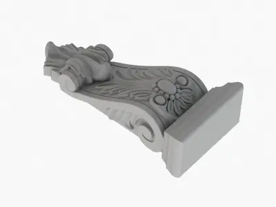 Scroll Corbel 59 - 3D Printable 3D model