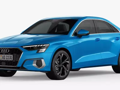 Audi A3 2021 3D model