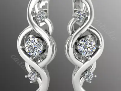 Earrings ri13 3D print model