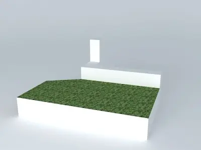 Representation of a wall Free 3D model