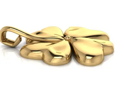 Shamrock Irish Leaf 3D print model