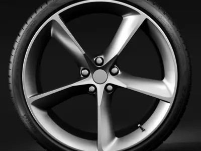 Pirelli P Zero Tire High detailed 3D model