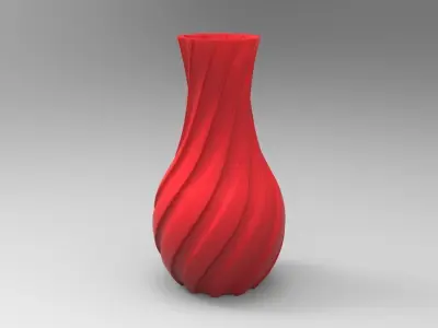 Twist Bloom Vase Free 3D print model