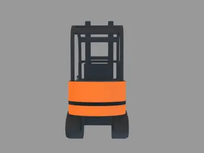 Forklift Model Low-poly 3D model