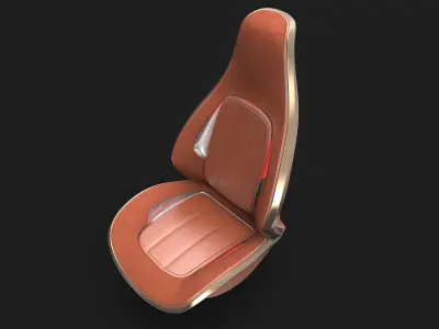 concept futuristic chair 3D model