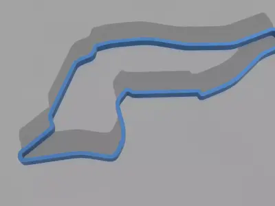 F1 Circuit Imola 2022 3D Print Model 3D print model