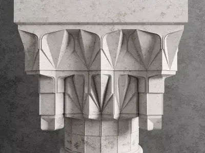 Ottoman column 3D model