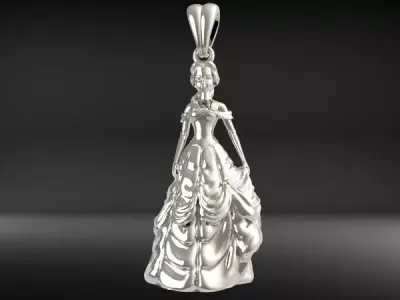 PRINCESS PENDANT 3D print model