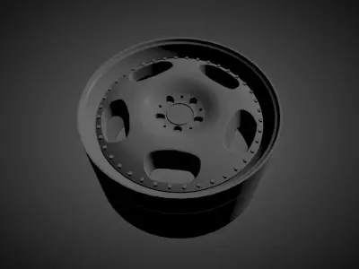 MECXTREME 1 scalable and printable rims 3D print model