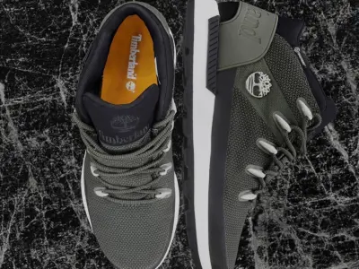 Timberland 3D Shoes - Green Low-poly 3D model