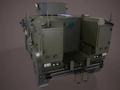 Typhoon VDV K-4386 Green Low-poly 3D model