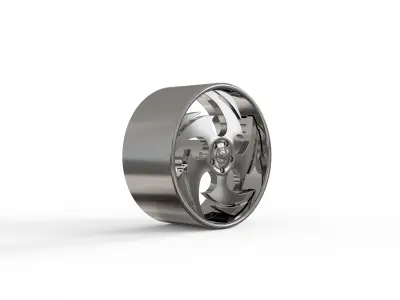 RUCCI FORGED ganja CONCAVE WHEEL 3D print model