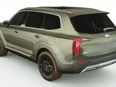 Kia Telluride 2019 Low-poly 3D model