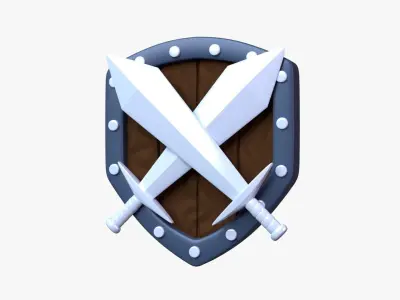 Silver Tier 3D Illustration 3D model