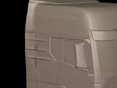 MAN TGX 2021 TRUCK  3D print model