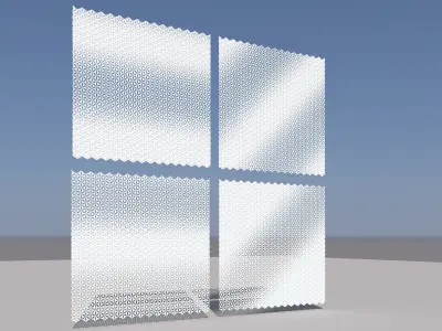 parametric sheets Low-poly 3D model