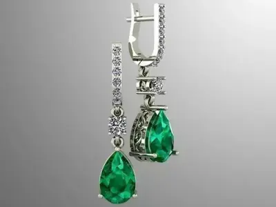 Earrings 57 3D print model