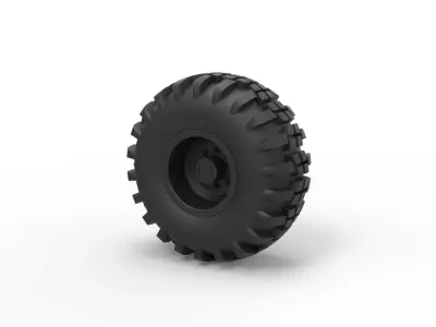 Offroad wheel 7 3D print model