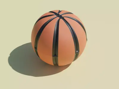 Ball Basketball 3D model