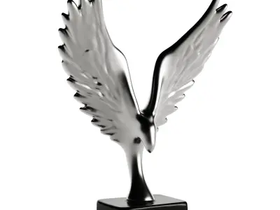 Decorative Abstract Sculpture 06 3D model