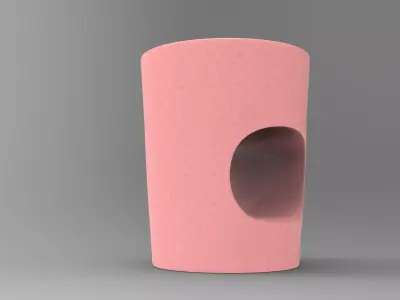 Koldy Stool Low-poly 3D model