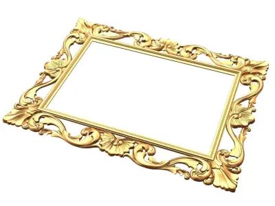 Frame ornament 3D print model buy
