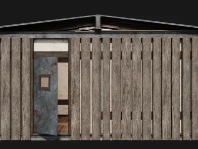 Medieval Houses 59- 4K Textures Game Ready Low-poly 3D model