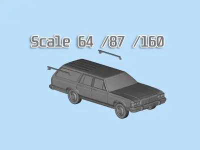 3D Printed Car LTD Country Squire Terminator2 Judgment Day  3D print model