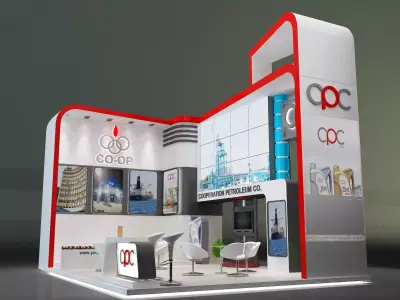 Booth Exhibition Stand a229a 3D model