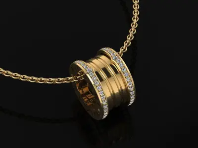 Bvlgari Pendant  3D print model