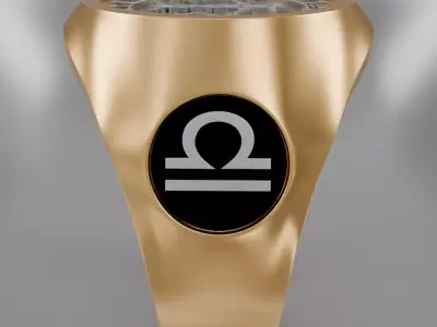 Spring zodiak symbol ring 3D model for 3D printing 3D print model