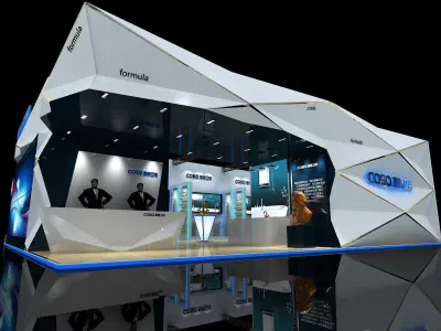 Exhibition - Area - 15X11-3DMAX2012-04 3D model