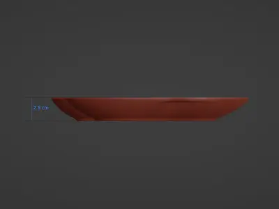 Decoration plate with cat design 3D print model
