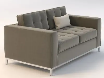 Jane Love Seat 3D model
