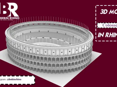 COLOSSEUM colossus of rome 3D model