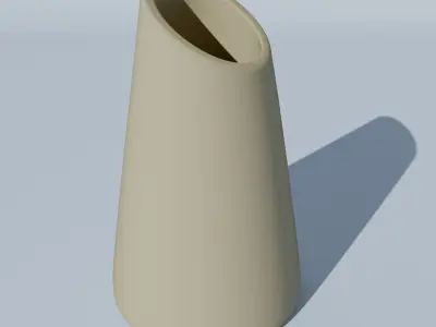 Set of 3 decoration vases for flowers for 3d print  3D print model