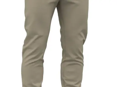 Mens Joggers Pants - Marvelous Designer 3D model