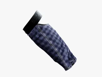 Techwear Sport Gloves Low-poly 3D model