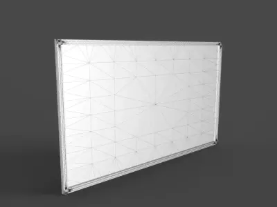 Framed Canvas Wall Painting 3D model