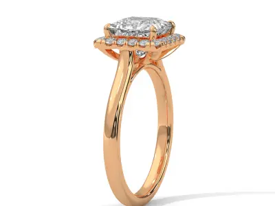 solitaire ring with detail images and 360 render videos 79 3D print model