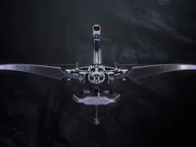 Survival Crossbow Low-poly 3D model