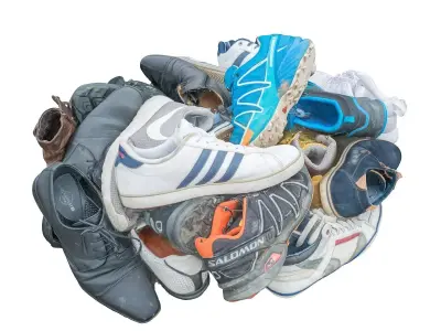 Garbage  Boots Low-poly 3D model