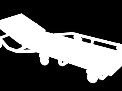 Car Creeper Black JCW65R Low-poly 3D model